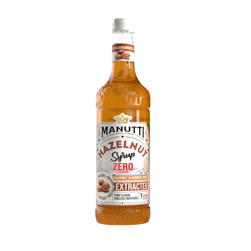 Manutti - Flavor Syrup - Hazelnut Zero Sugar - 1L