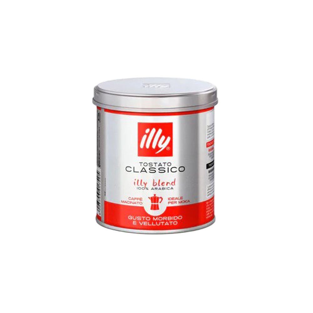 illy - Ground Coffee Espresso - Moka pot - Classic roast -125g