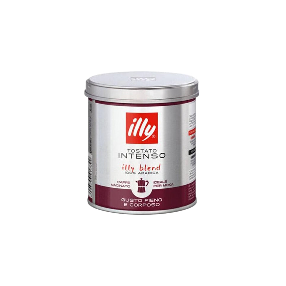 illy - Ground Coffee Espresso - Moka pot - Intense roast - 125 g