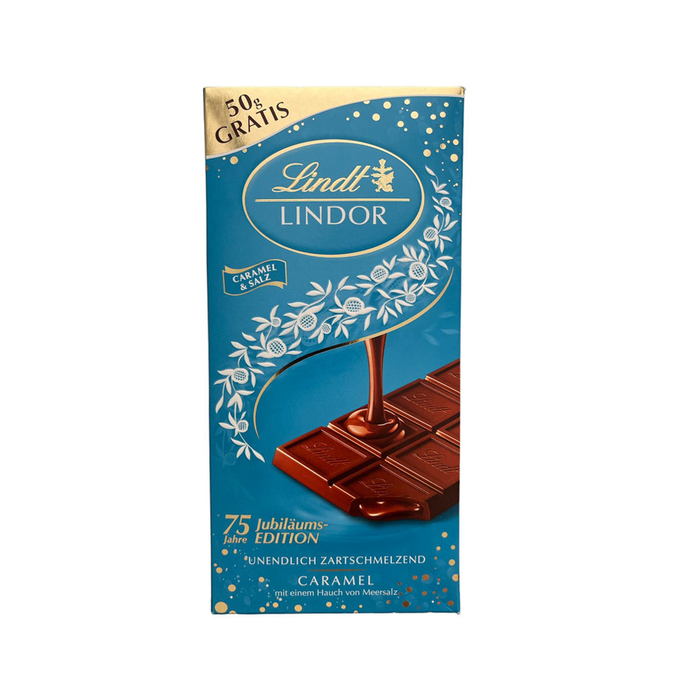 Lindt - Lindor - Caramel & Salz - 150g + 50g