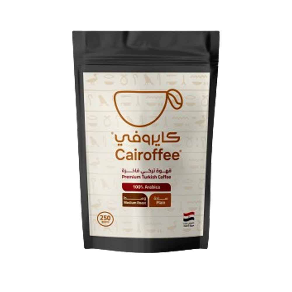 Cairoffee - 100% Arabica Turkish Coffee plain - Medium Roast - 250g