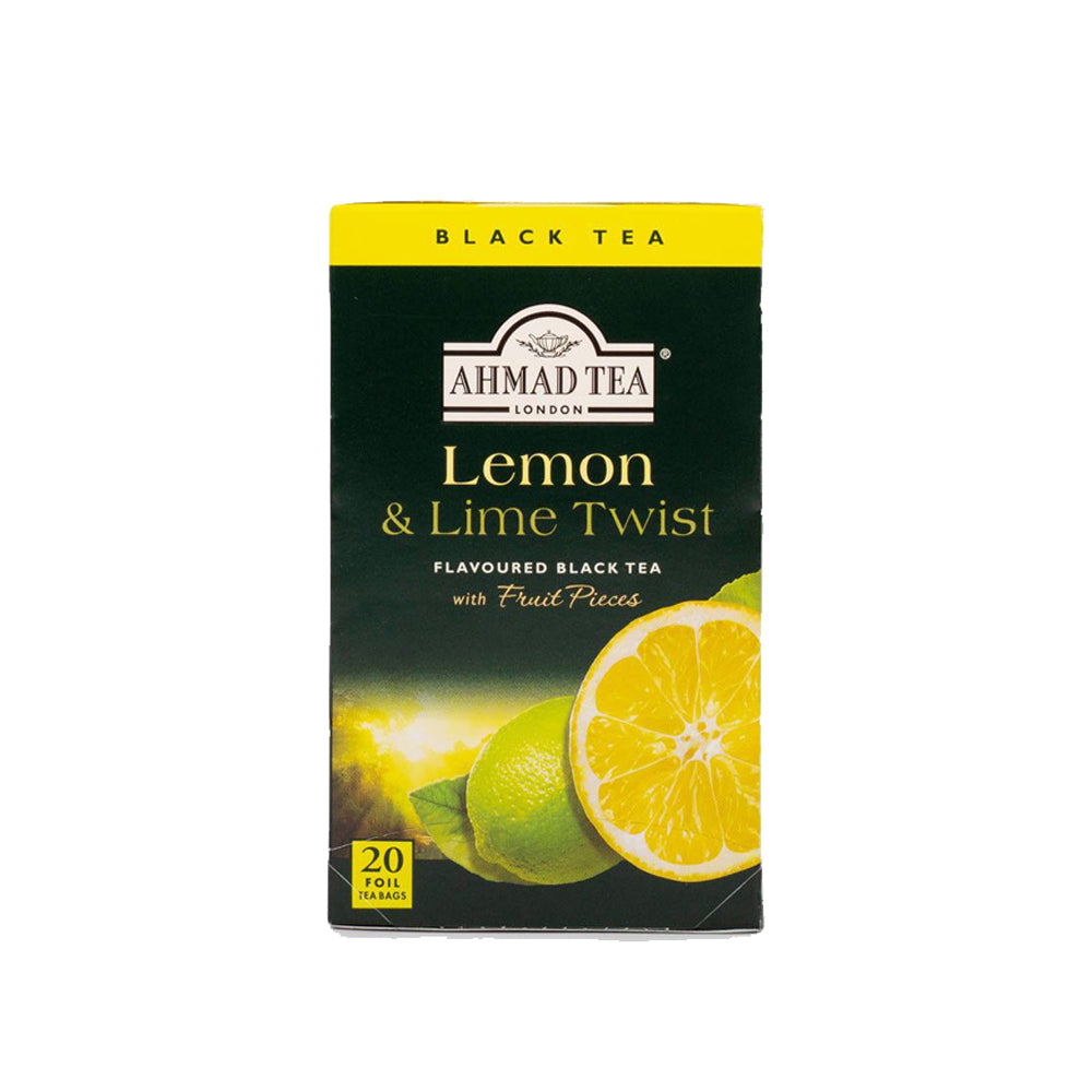 Ahmad Tea - Lemon and Lime Twist Black Tea - 20 Foil