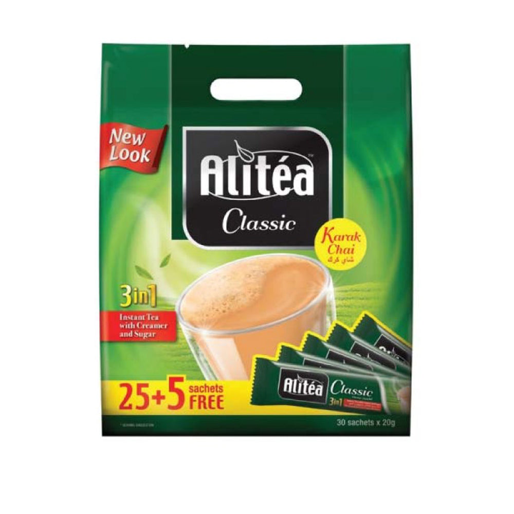 Ali Tea Classic Karak Tea 3 in 1 Instant Tea 25+5 sachets