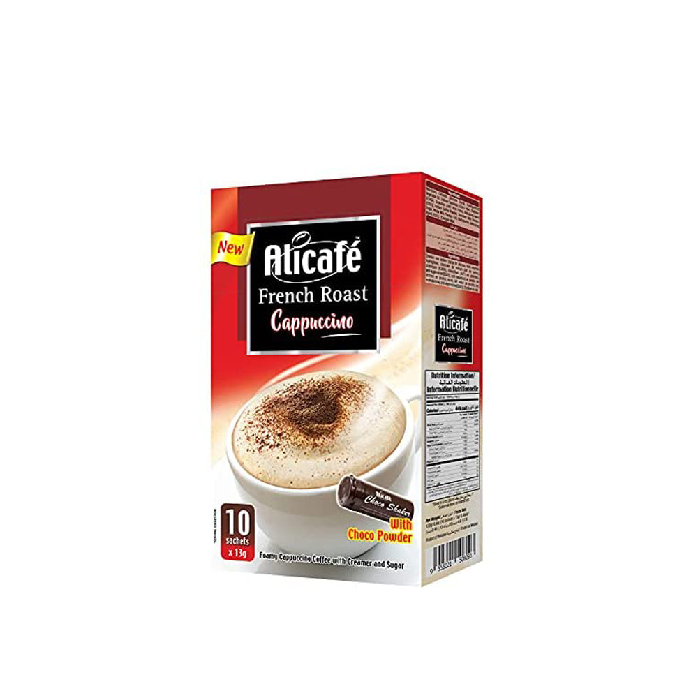 Alicafe - French Roast - Cappuccino - 10 sachets x 13 gram