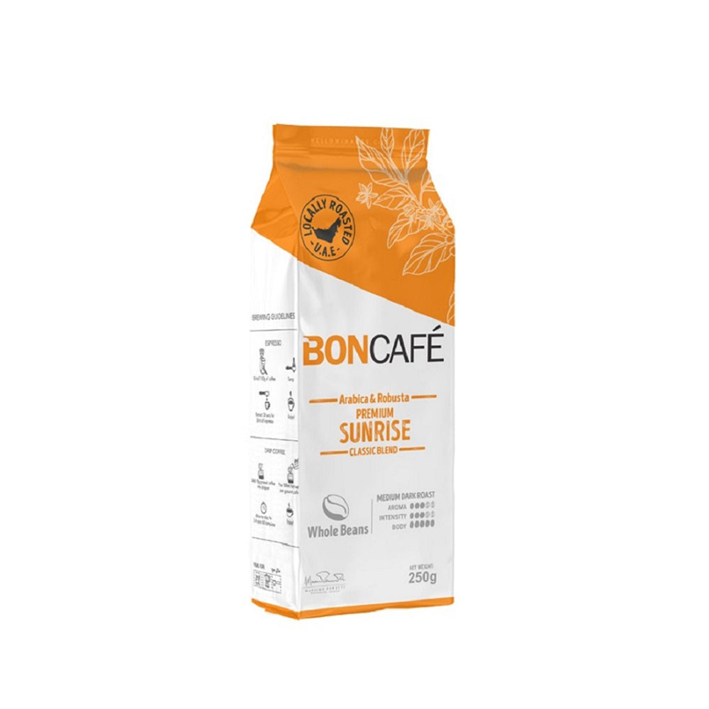 Boncafe - Whole Beans - Premium Sunrise Classic Blend - 250g (BB: 04/08/24)