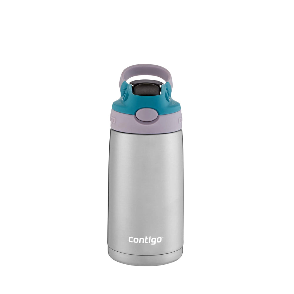 Contigo Kids - Stainless Steel Water Bottle with Autospout Straw - 13oz/385 mL - Taro & Juniper