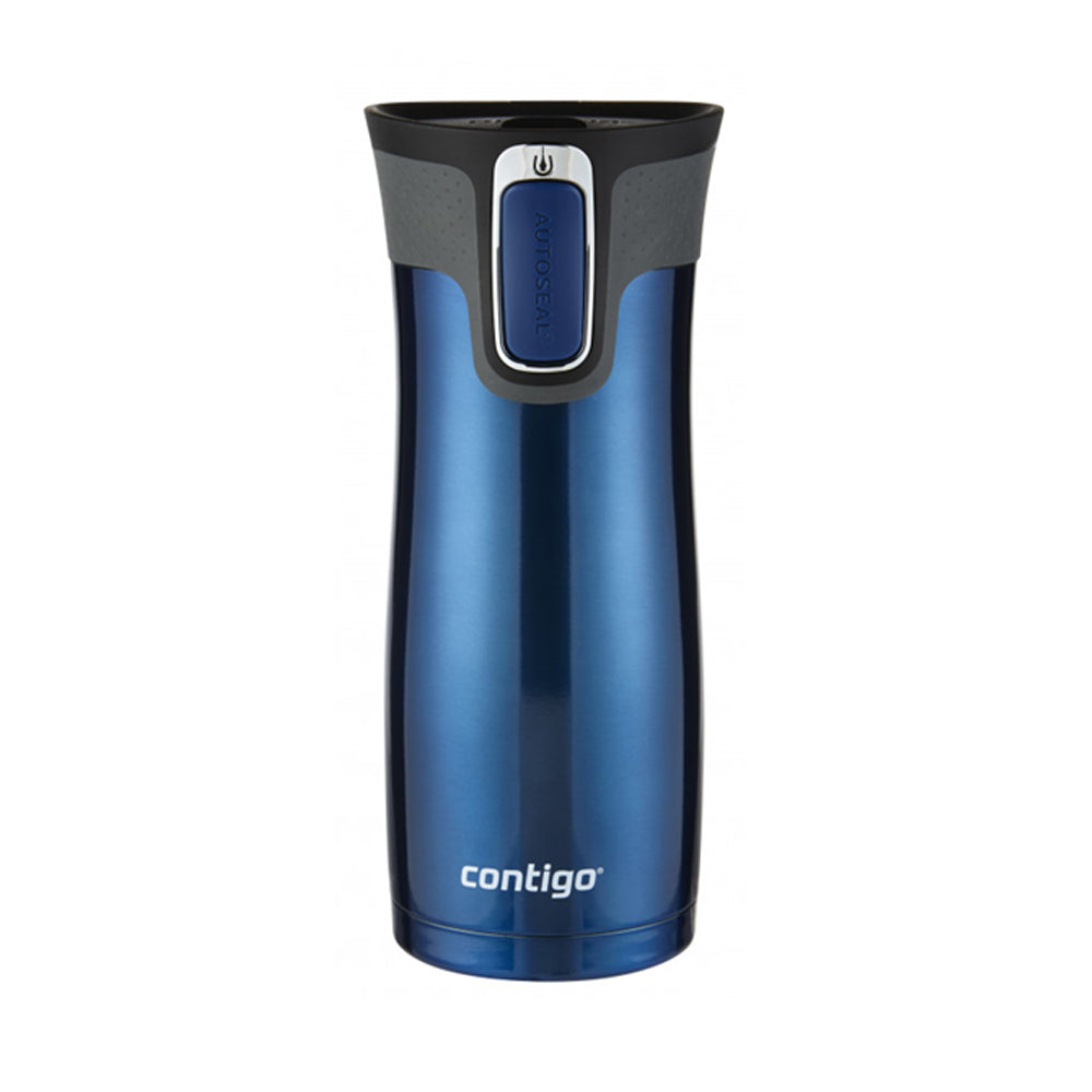 Contigo Autoseal West Loop Stainless Steel Travel Mug - 16 oz/473 ml - Monaco Blue