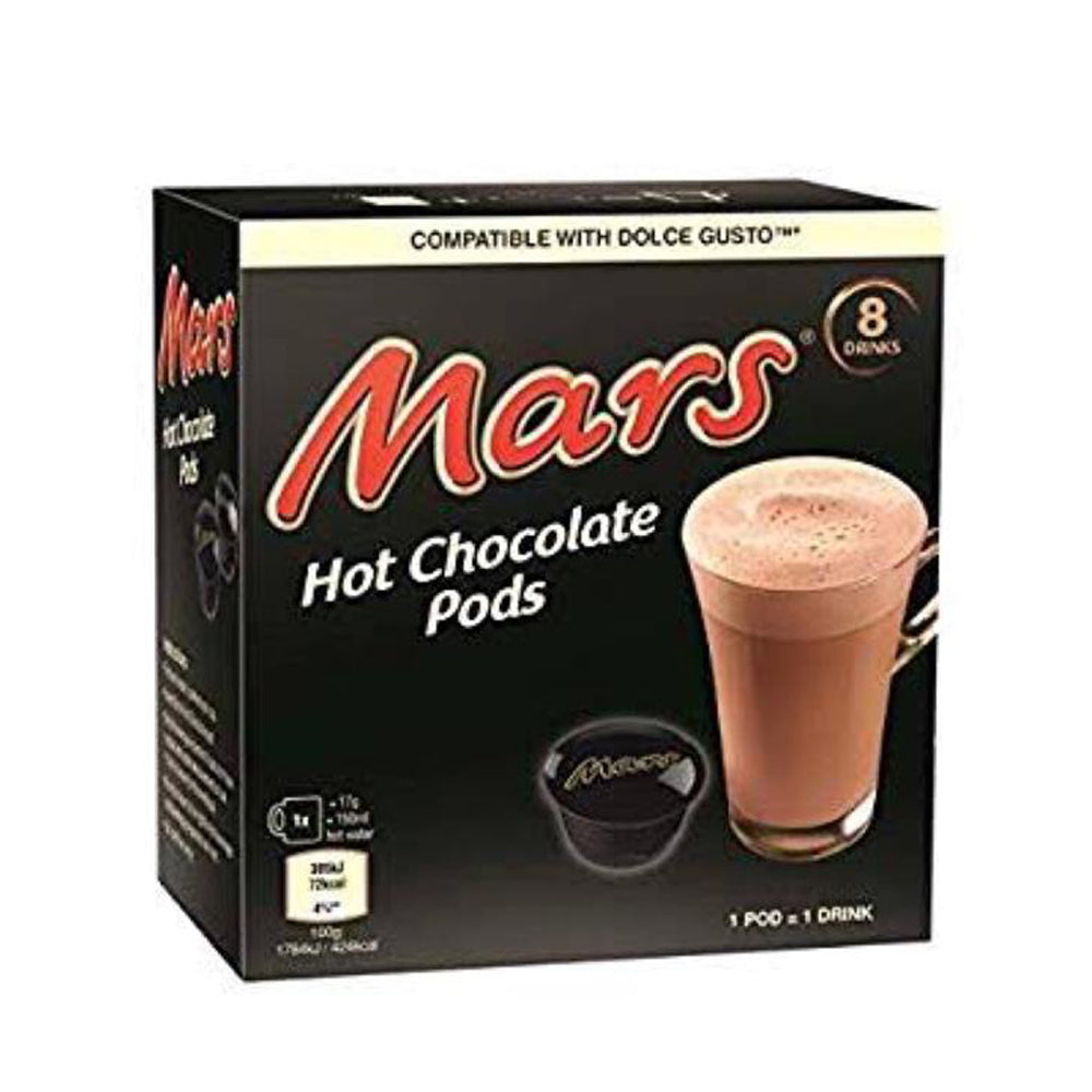 Nescafe Dolce Gusto Compatible Hot Chocolate Pods - Twix, Mars, Galaxy,  Maltesers, Milky Way Capsule