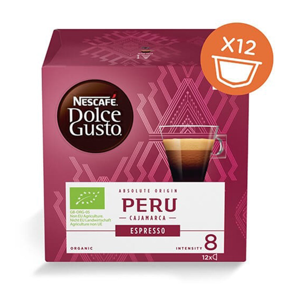 Nescafe Dolce Gusto Absolute Origins Espresso Peru Pods - 12 Capsules