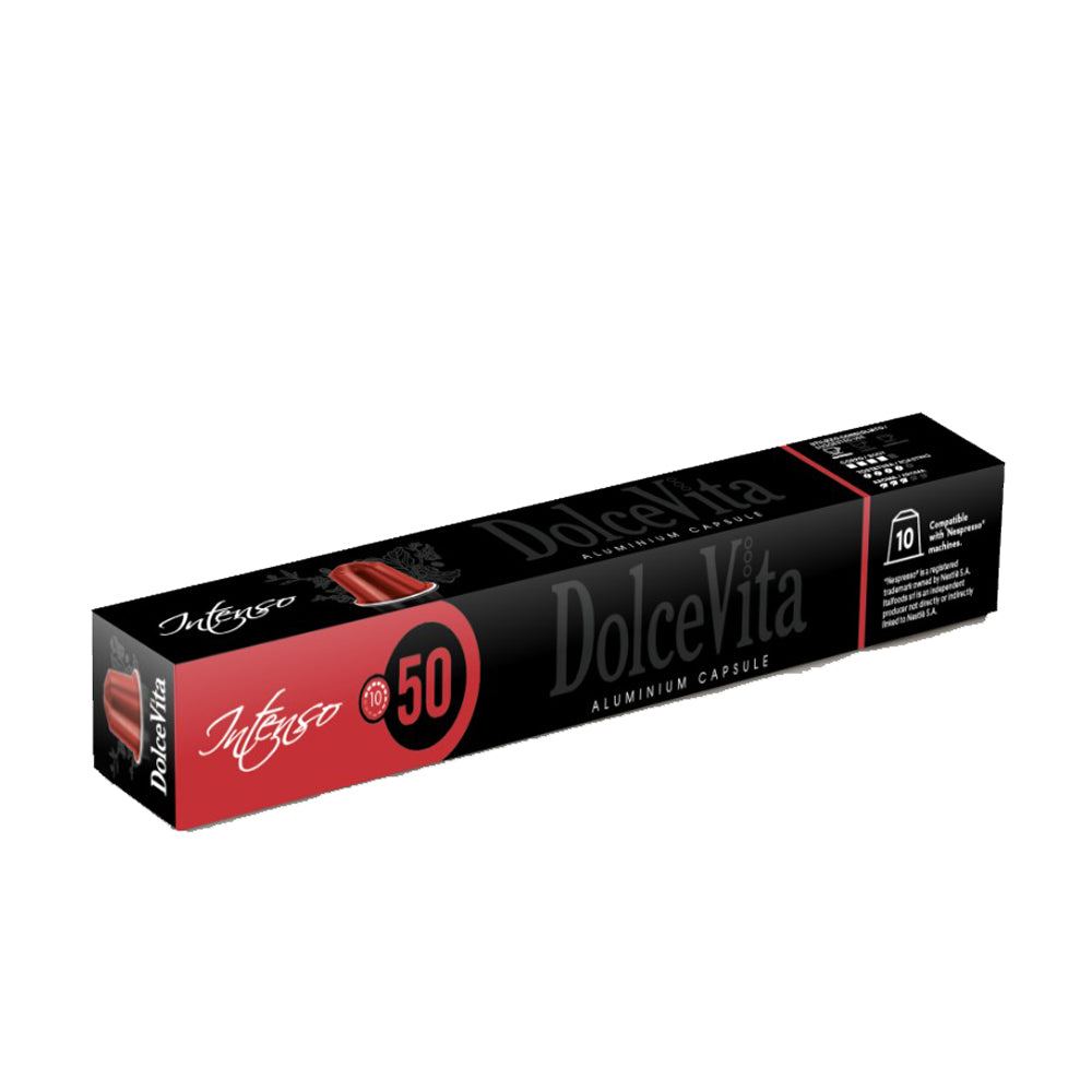 Dolce Vita - Nespresso Compatible - Intenso - 10 Aluminium capsules