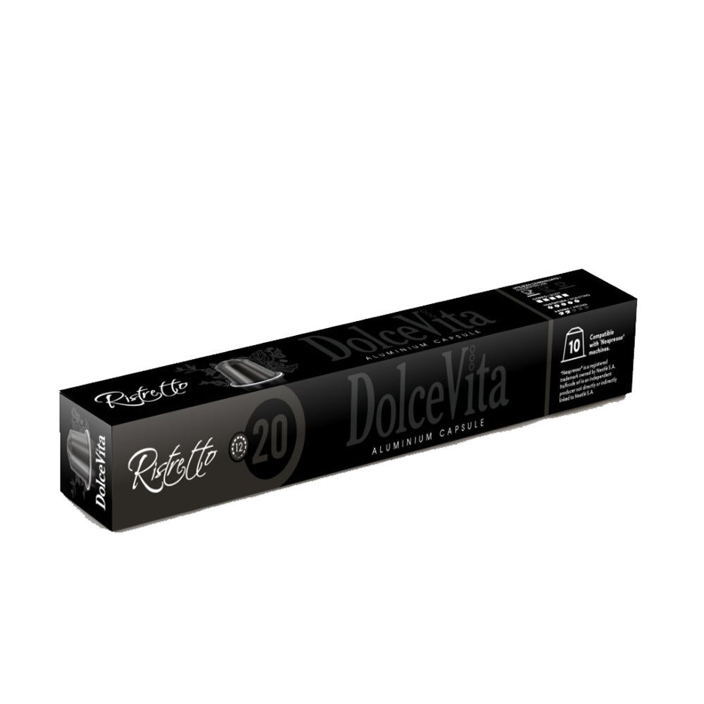 Dolce Vita - Nespresso Compatible - Ristretto - 10 Aluminium capsules
