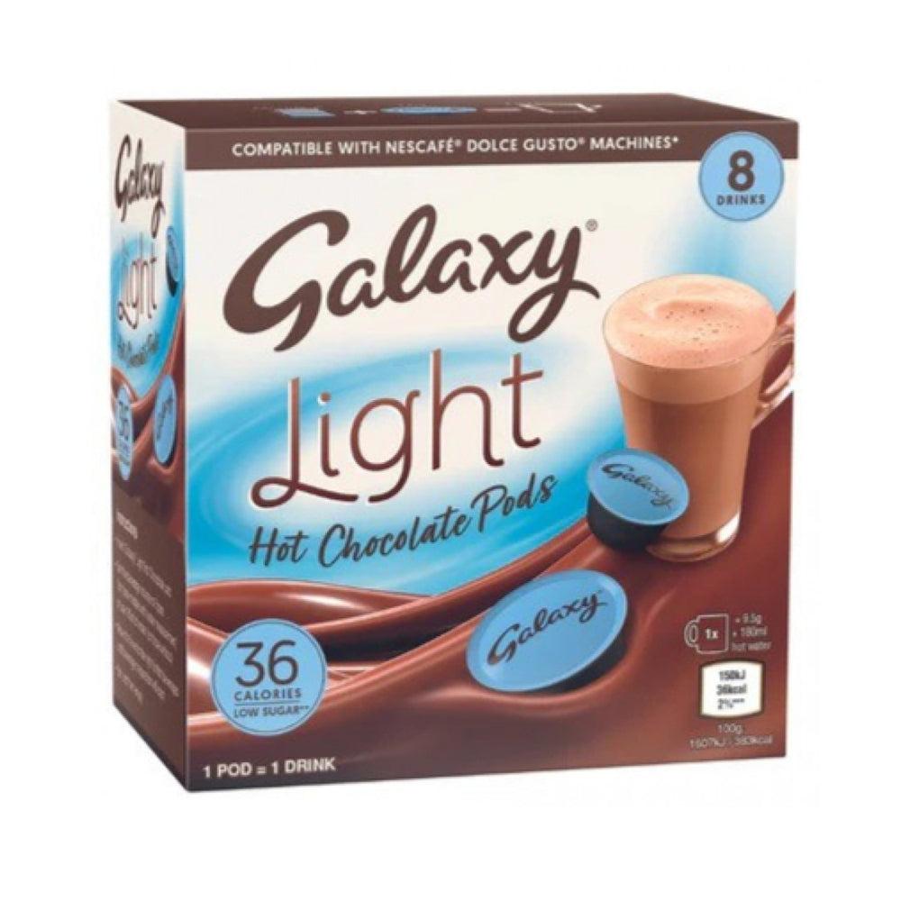 Galaxy 8 Hot Chocolate Pods. Dolce Gusto Compatible 136g - London