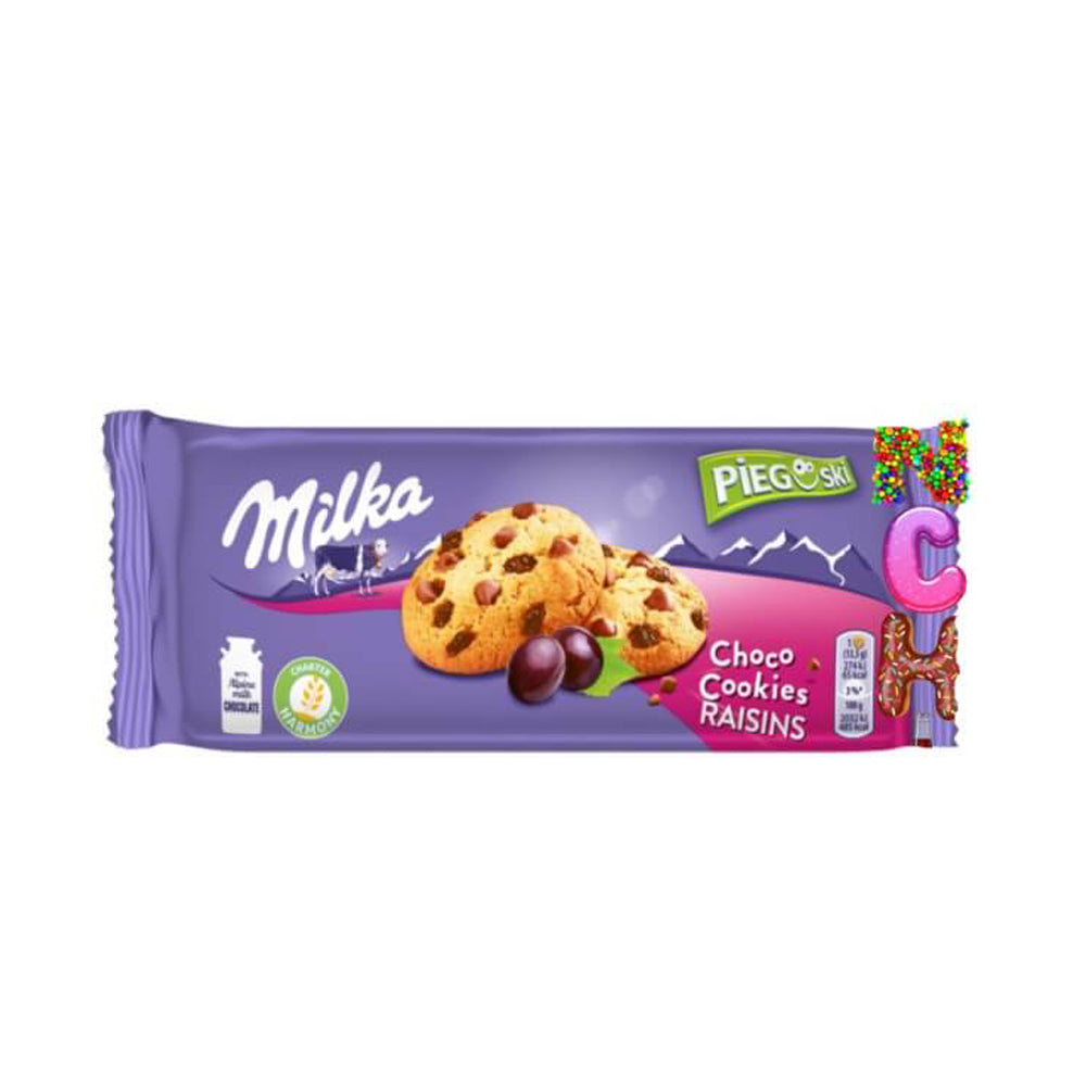 Milka - Choco Raisins Cookies - 135g ( Expire Date 1/12/2025)