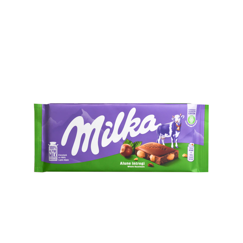 Milka - Whole Hazelnut Milk Chocolate - 90g