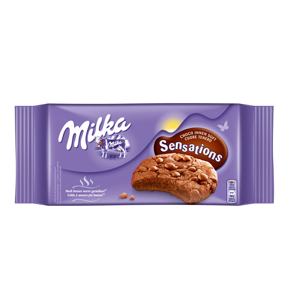Milka Chocolate Cookie Sensations Biscuits - 156g