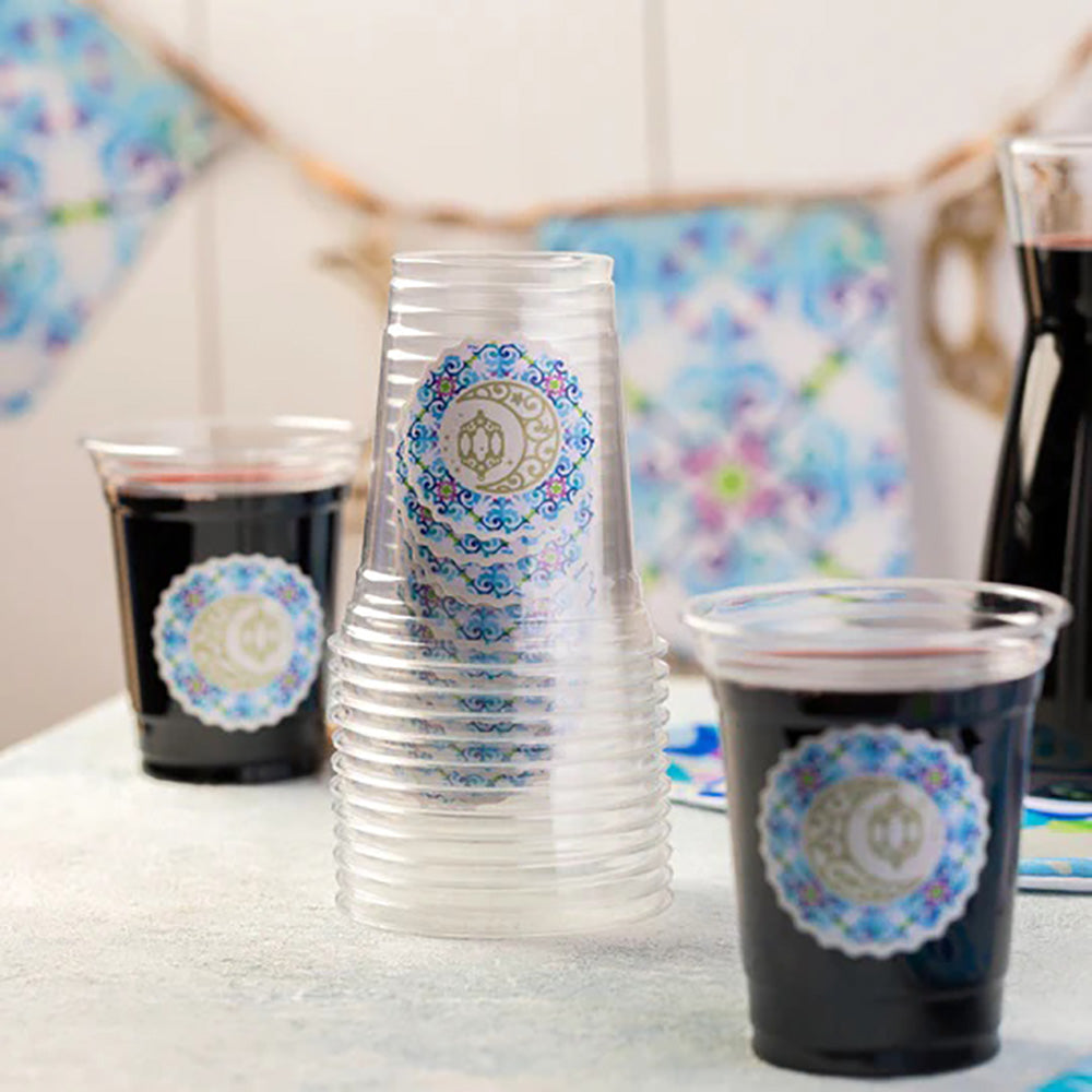 Set of 12 Disposable Plastic Cups - Wanas Design
