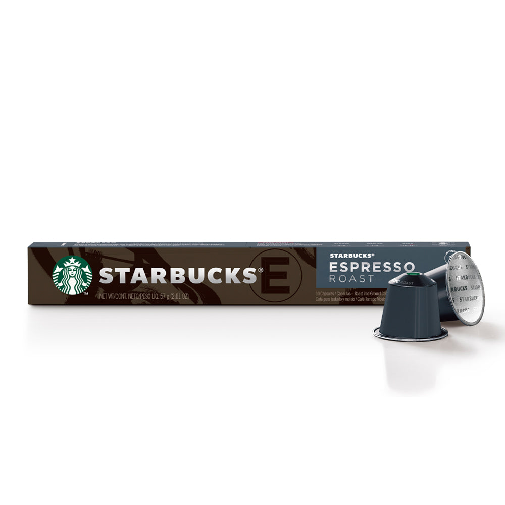 Starbucks Nespresso Compatible Dark Roast Pods - 10 Capsules (Best Before 19/11/2025)