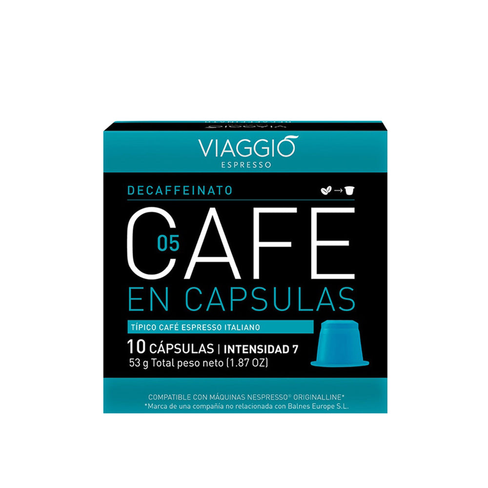 Viaggio Cafe - Nespresso Compatible - Decaffeinato - 10 capsules (Best Before 10/11/2025)
