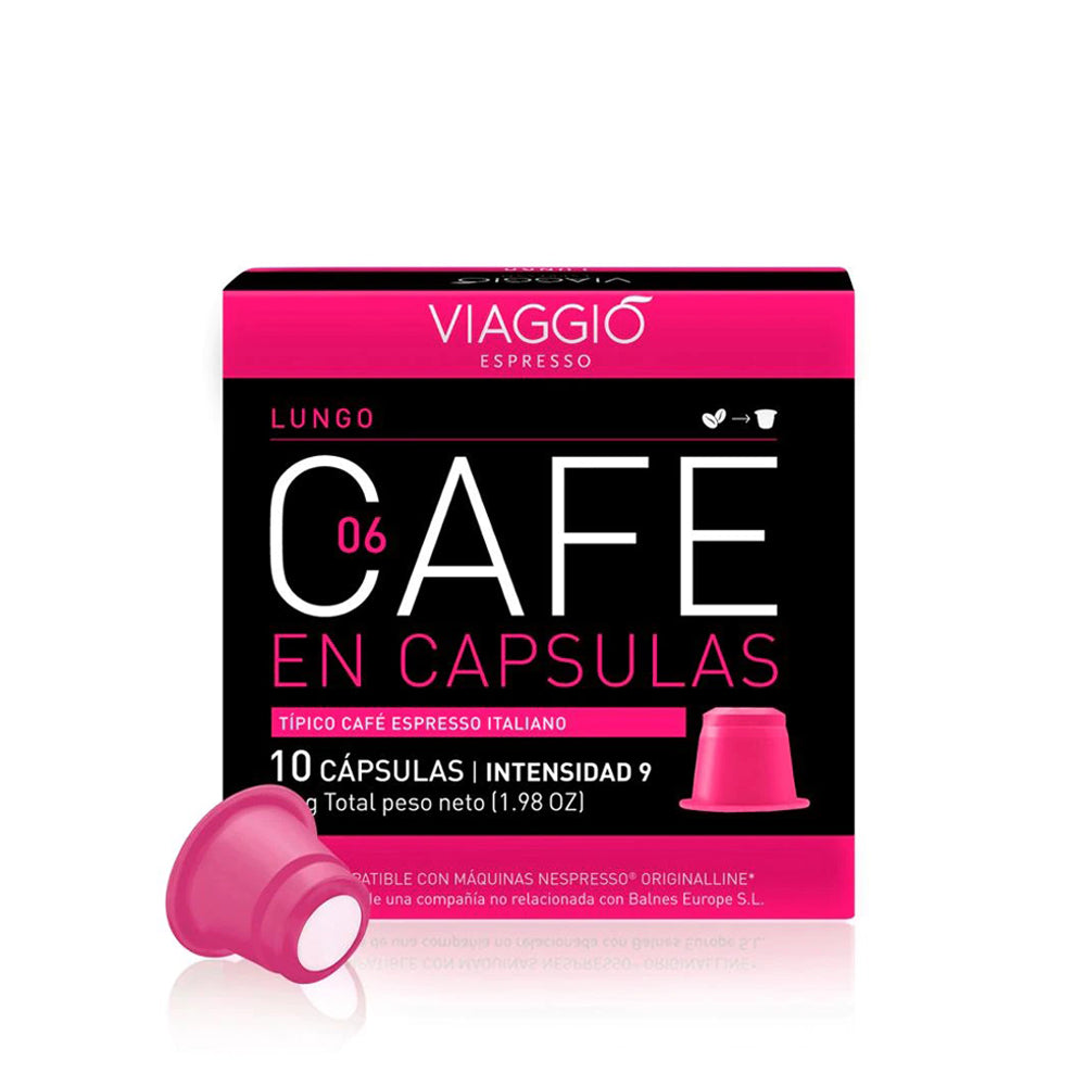 Viaggio Cafe - Nespresso Compatible - Lungo 6 - 10 capsules