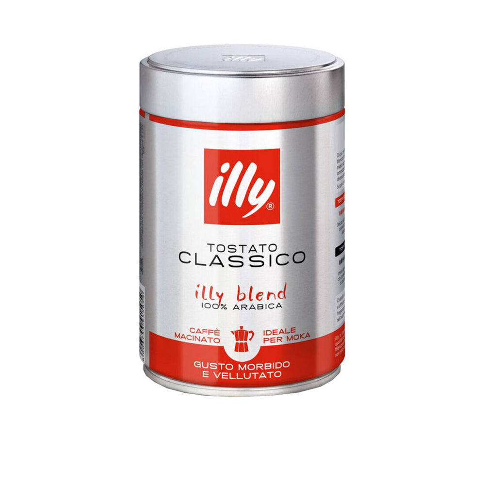 illy - Ground Coffee - Tostato Classico Espresso for moka pot - 250g