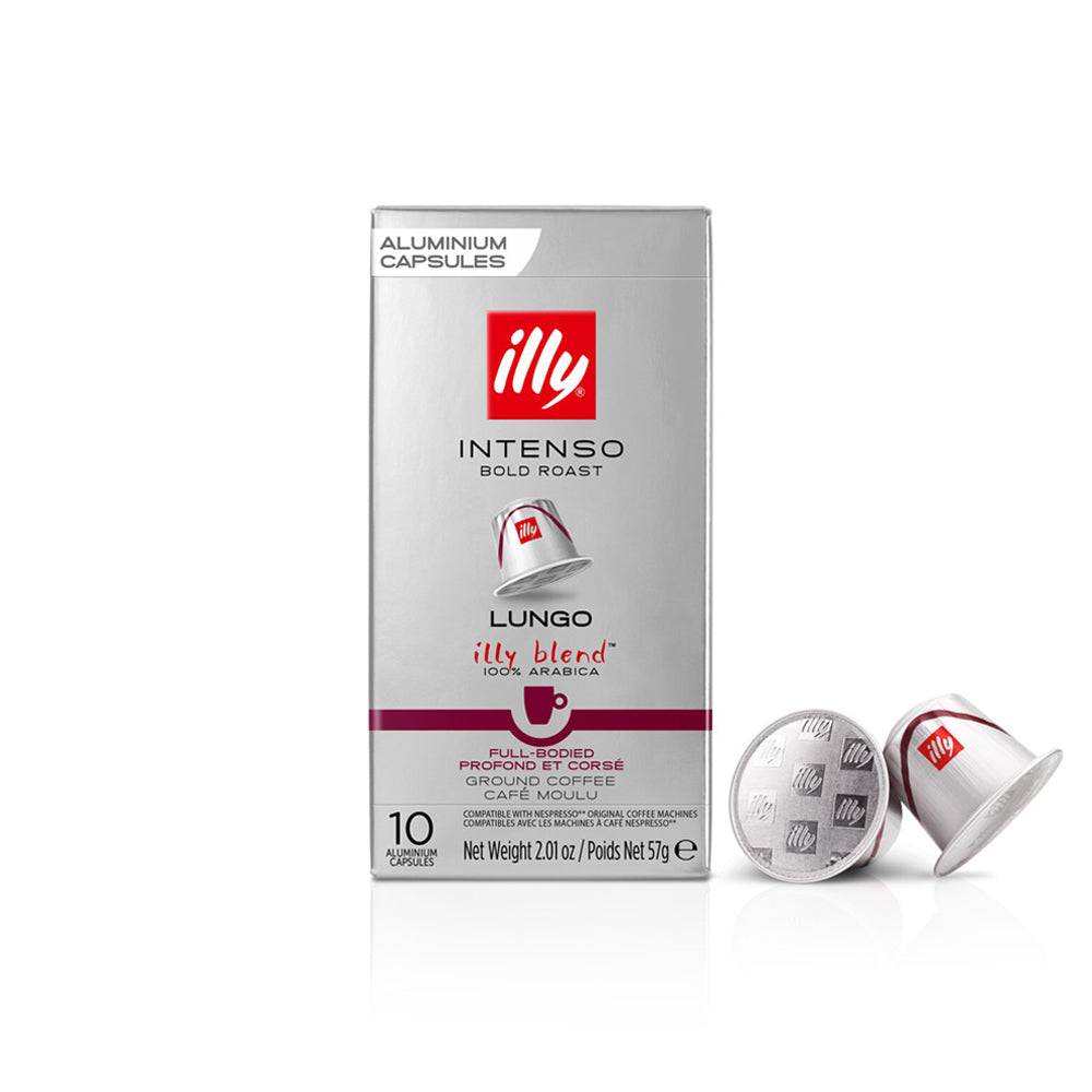 Illy - Intenso Lungo - Nespresso compatible - 10 capsules – Fengany