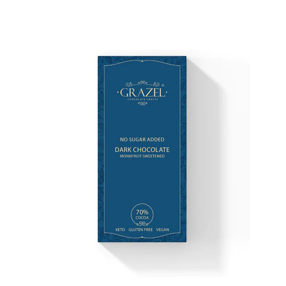Grazel - 70-75 % Sugar-Free Dark Chocolate - 57g