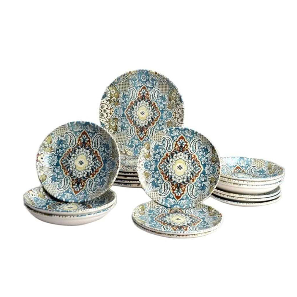 Aljmiei - Turkish Porcelain Set - 18 Pieces