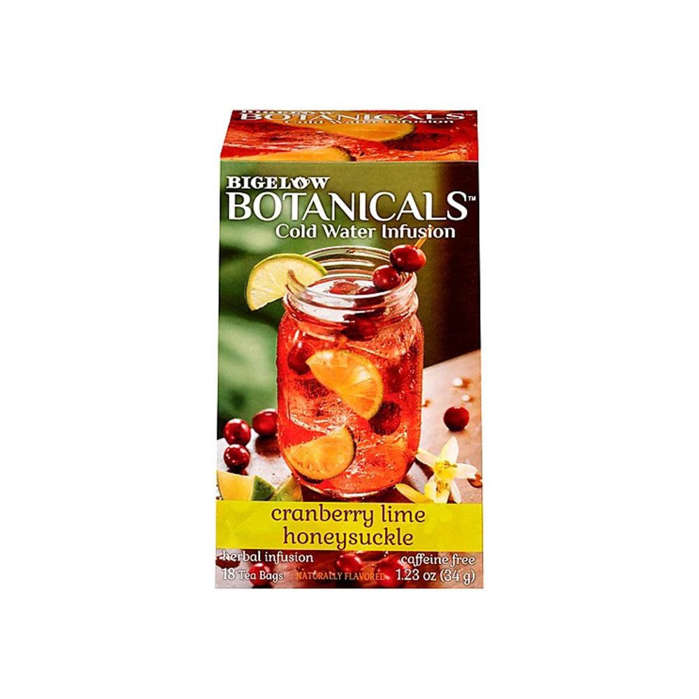 Bigelow Botanicals - Cold Water Infusion - Cranberry Lime Honeysuckle -18 tb