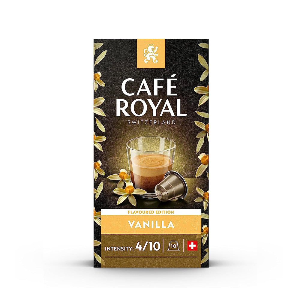 Cafe Royal Nespresso Compatible Pods Vanilla - 10 Capsules