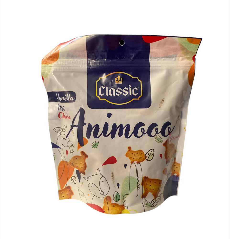 Classic - Animooo Biscuits  Mini Classic - Vanilla - 160g