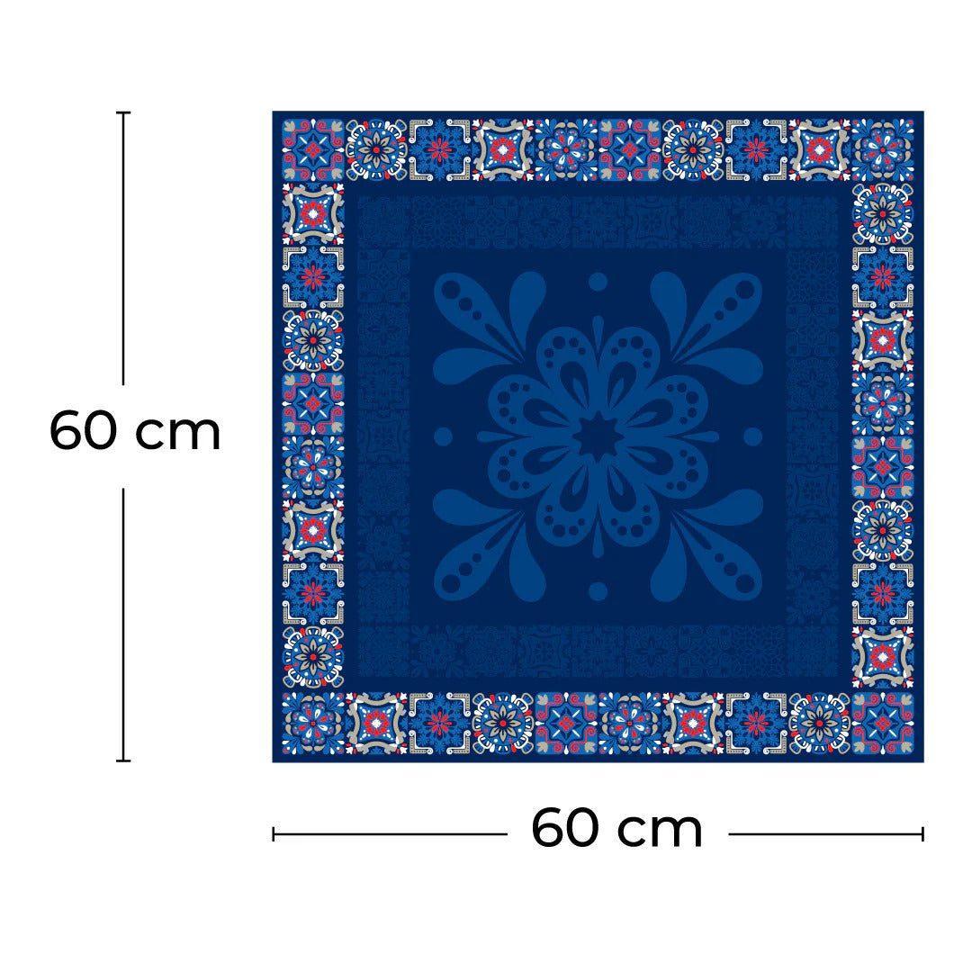 Corner Tablecloth Square - Bahja Design - 60 x 60 cm