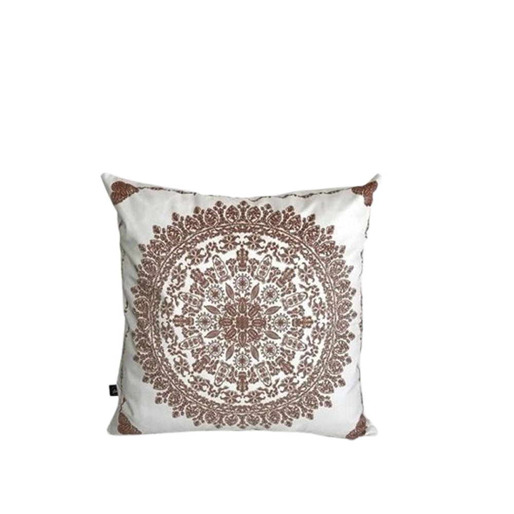 Cushion Cover - Brown Mandala - 45 x 45 cm