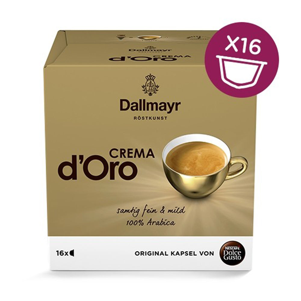 Dallmayr Crema d'Oro Dolce Gusto Compatible pods - 16 capsules