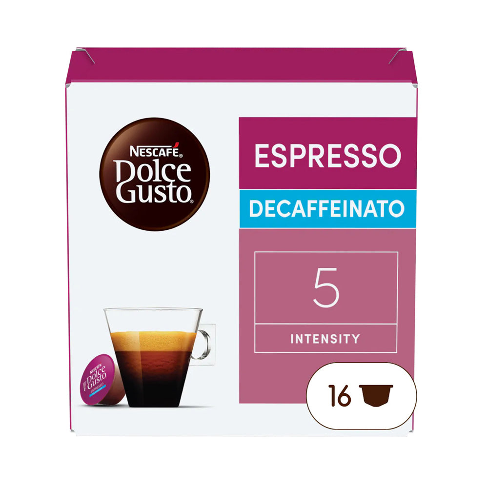 Nescafe Dolce Gusto Espresso Decaffeinated 16 Capsules