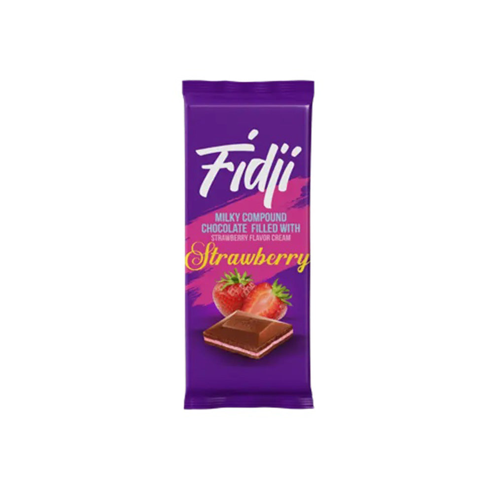 FIDJI Tab. Chocolate strawberry - 90g