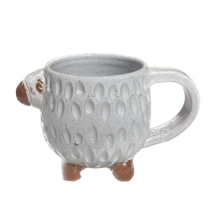 Handmade Pottery Mug - Fluffy the Sheep