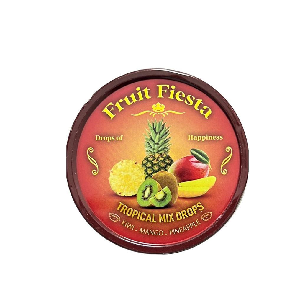 Fruit Fiesta Tropical mix drops - Kiwi, Mango, and Pineapple - 120g