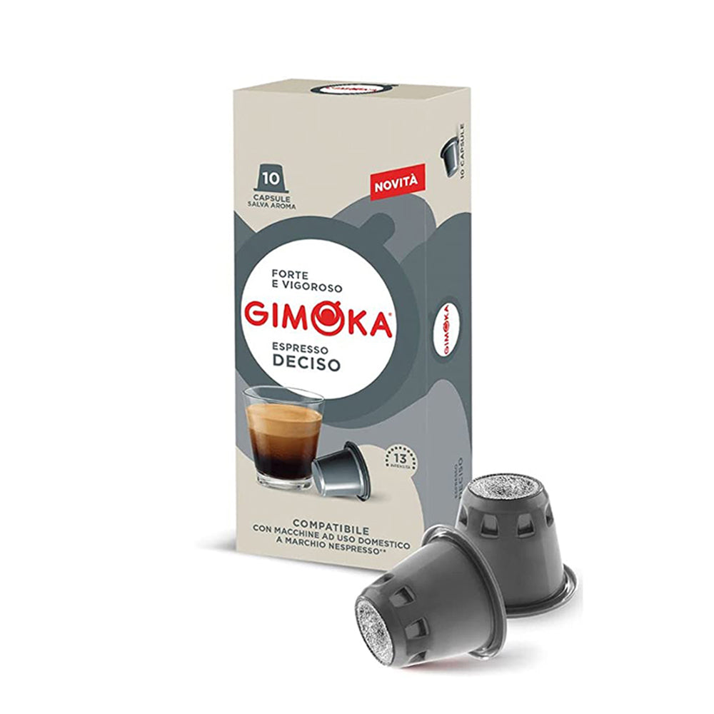 Gimoka - Nespresso Compatible - Espresso Deciso - 10 capsules