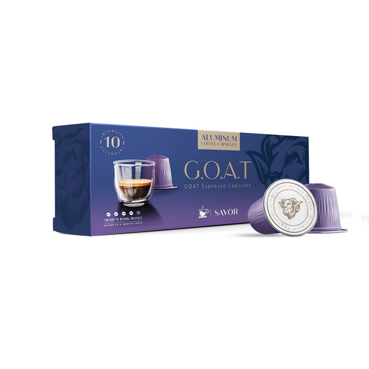 GOAT - Nespresso Compatible - Savor - 12 Aluminum capsules