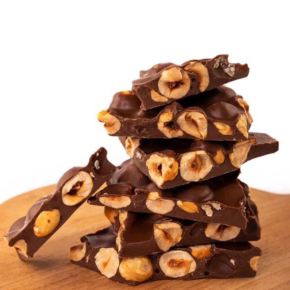 Grazel - Milk Chocolate Whole Hazelnuts - Chocolate Barks - 125g