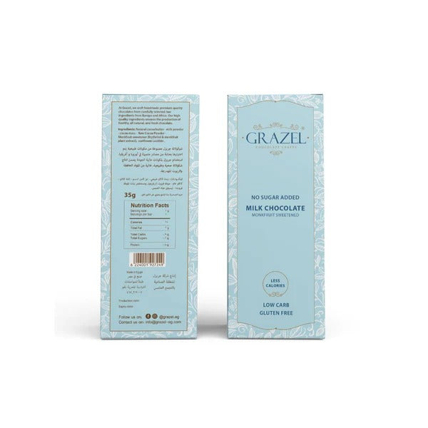 Grazel - Sugar Free Milk chocolate - 35g