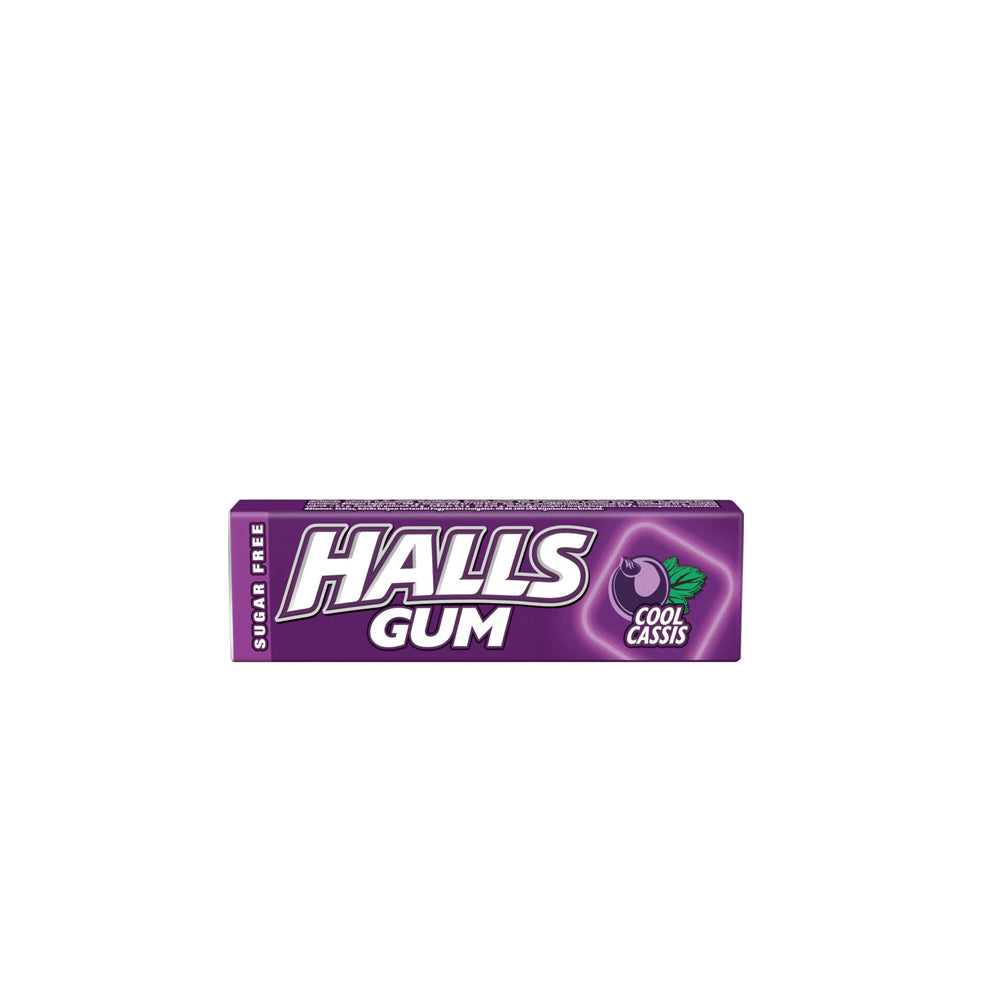 Halls Gum - Cool Cassis - Sugar-free - 14g