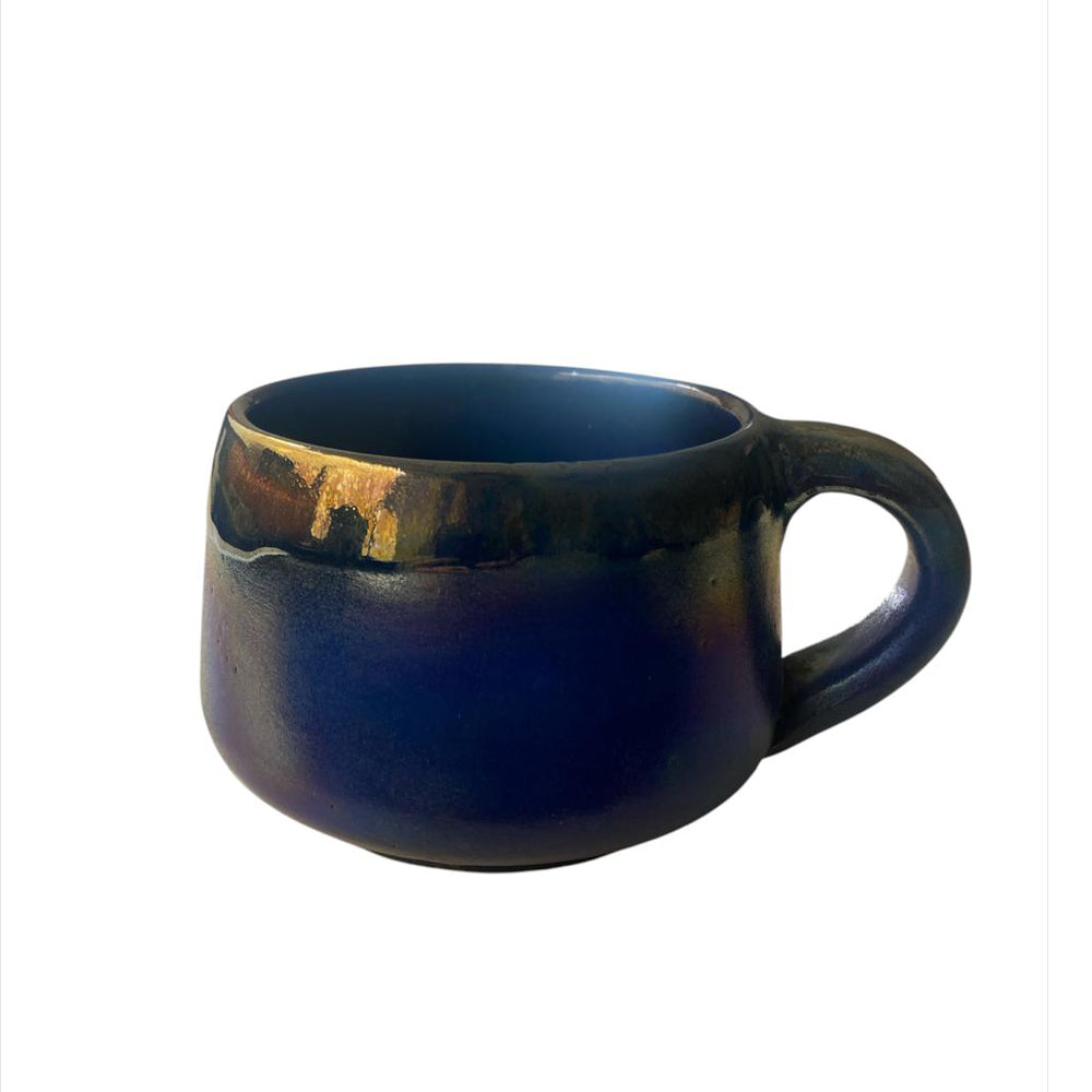 Handmade Pottery Mug - Blue Bay - 300ml