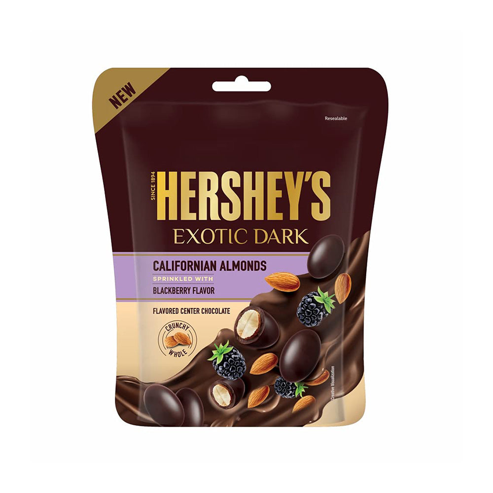 Hershey's - Exotic Dark Chocolate - Californian Almonds Sprinkled with BlackBerry Flavor - 90g