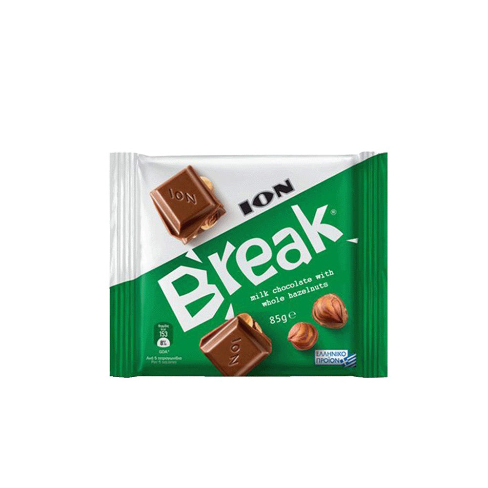 Ion Break - Milk Chocolate with Hazelnuts - 85g