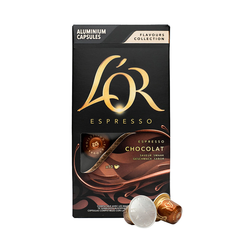 L'OR - Espresso Chocolate - 10 Capsules (Best Before 1/4/2025)