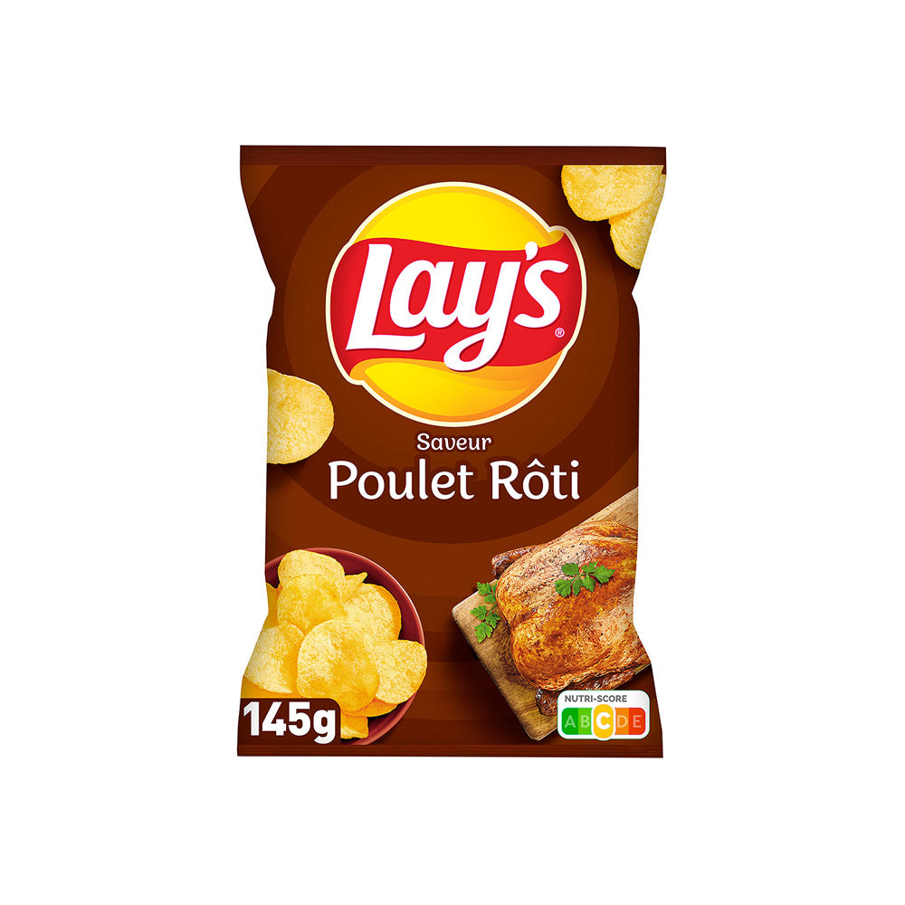 Lay's - Saveur Poulet Rôti - 145g - (Best Before: 13/4/2024)