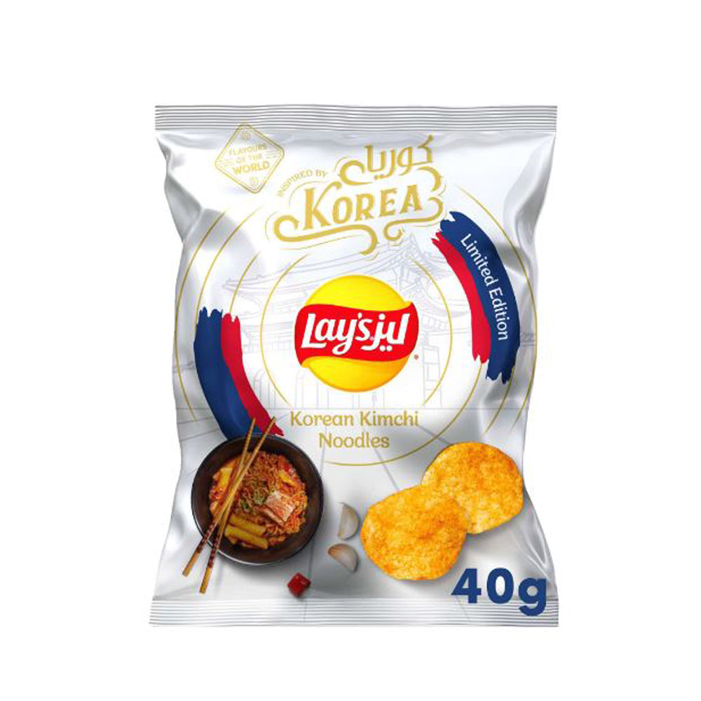 Lays - Korean Kimchi Noodle Chips - 40g
