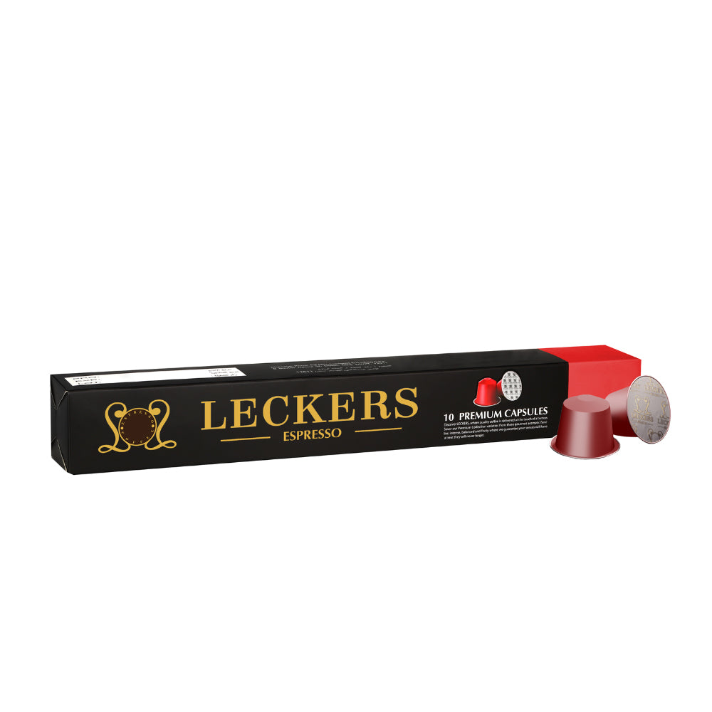 Leckers - Nespresso Compatible -  Espresso Rosso - 10 capsules