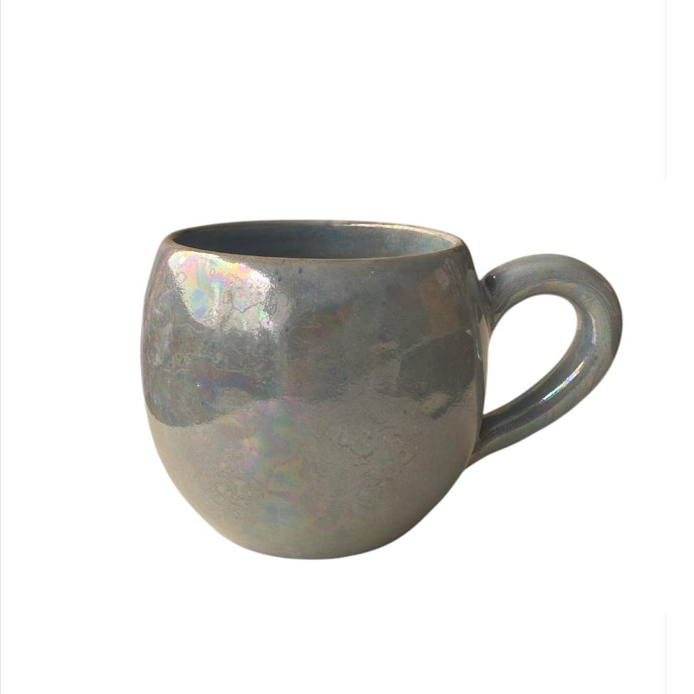 Handmade Pottery Mug - Light Blue -325 ml